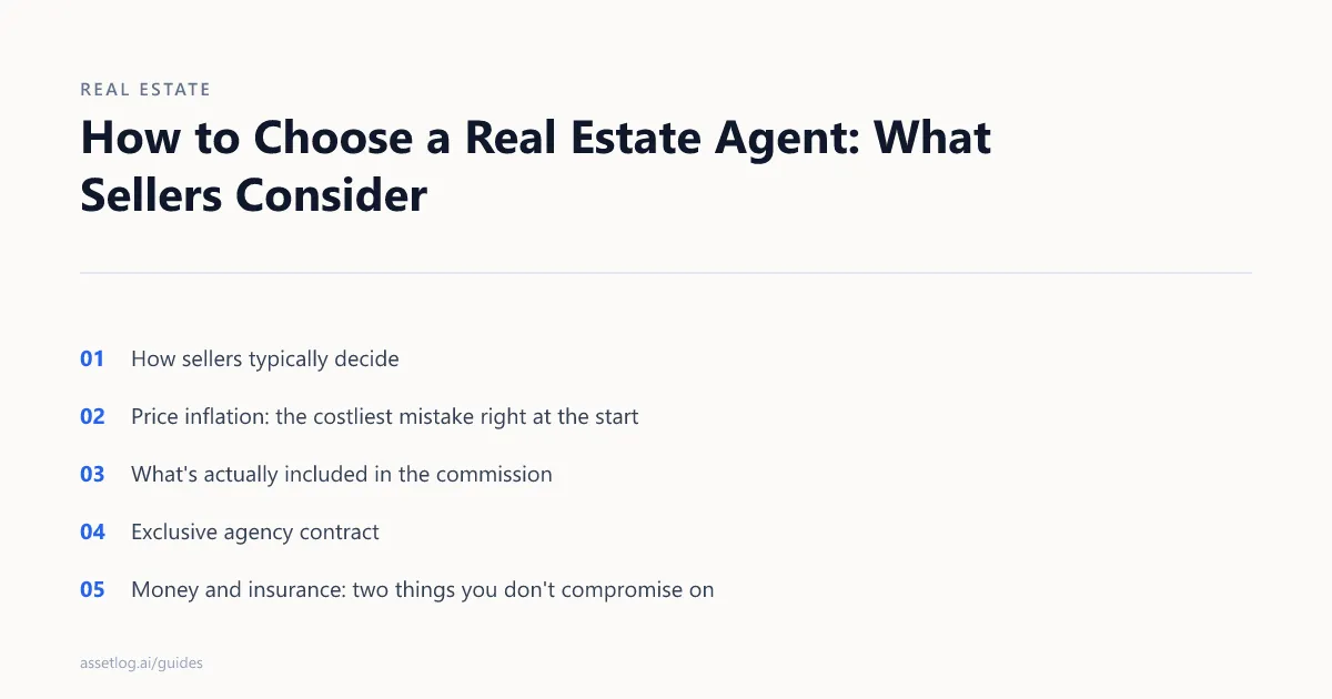 How to Choose a Real Estate Agent: What Sellers Consider