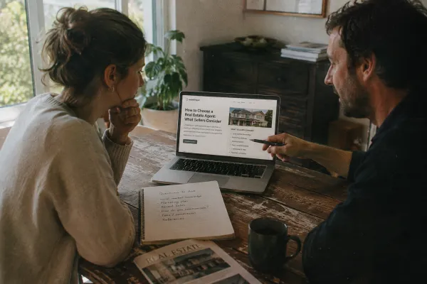 How to Choose a Real Estate Agent: What Sellers Consider
