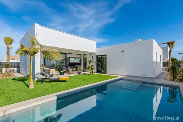 Villa provided with 3 Bedrooms and 2 Bathrooms, private swimming pool and parking space on own plot
