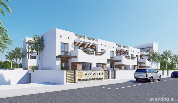 Apartments - solarium provided with 2 Bedrooms and 2 Bathrooms, communal swimming pool and underground parking space