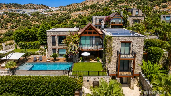 Sea View Home with Spacious Garden in Bodrum Turkey