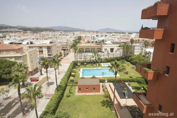Modern Apartment with Glazed Terrace and Pool in Estepona