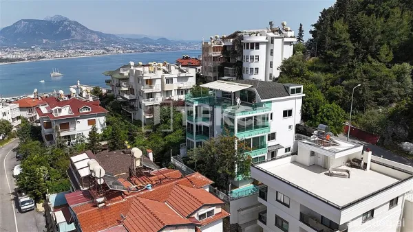 City and Sea-View Duplex Penthouse for Sale in Alanya