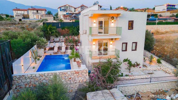 Furnished Villa with Pool Close to Patara Beach in Kaş Antalya