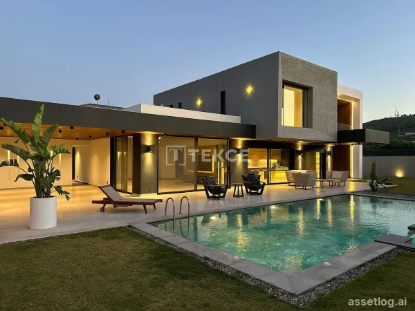 New Villa with Pool Near Ilıca Beach in Çeşme, İzmir