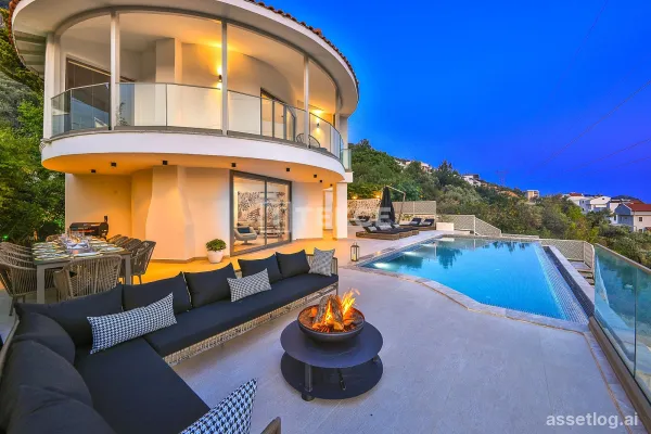 Villa with Two Pools and Panoramic Sea Views in Kaş Kalkan