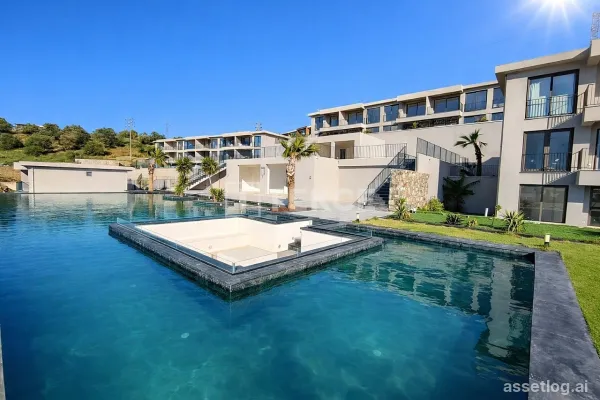 Lake View Apartment in a Secure Complex in Bodrum