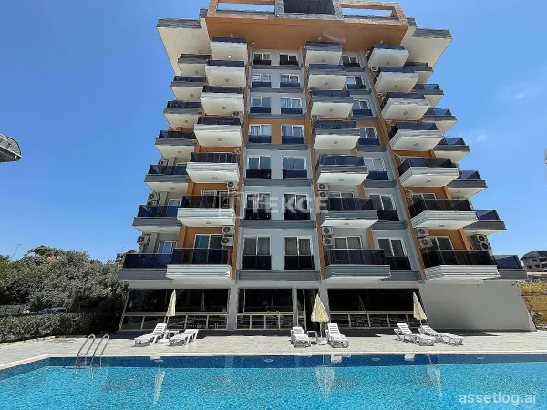 Furnished Apartment in Complex in Avsallar, Alanya