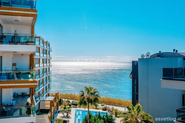Sea View and Furnished Luxury Apartment in Kargıcak Alanya