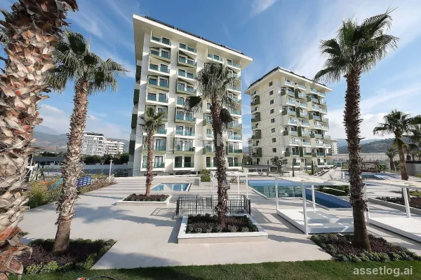 Unique Sea and Pool View Apartment in Demirtaş