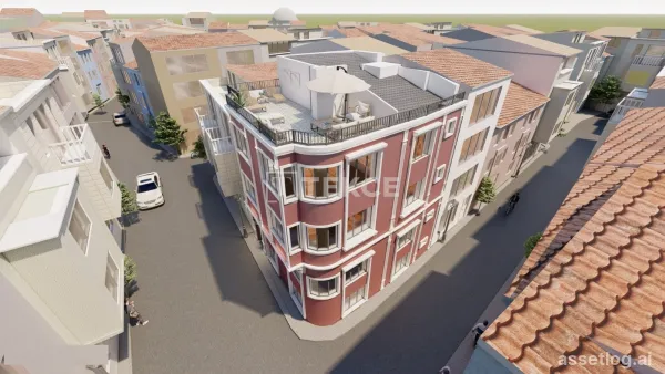 Furnished Building with Horizontal Architecture in Istanbul