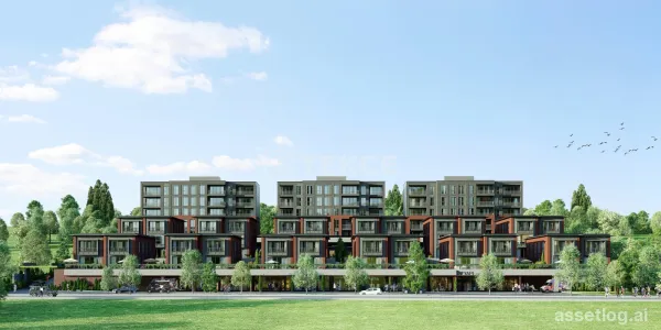 Apartments with Balconies in a Family Complex in Basaksehir