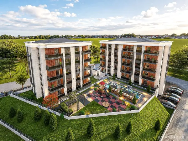 Apartments in Complex with Pool Close to Amenities in Bursa Nilüfer