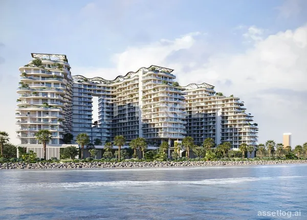 5th Floor Beachfront 1-Bed Sea View Apartment in Miraggio, RAK
