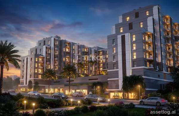 City-View Flats in a New Complex with Pool in Bayraklı İzmir