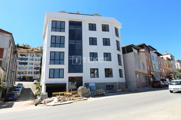 Sea-View Apartments in a Project with Indoor Parking in Bursa