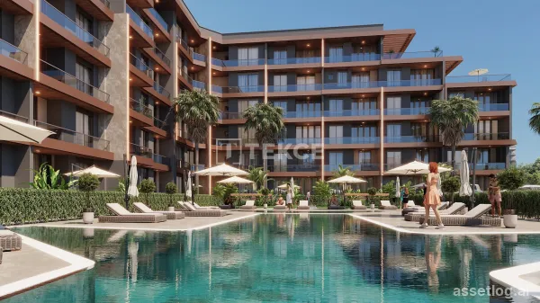 Apartments with Social Amenities in Altıntaş Antalya