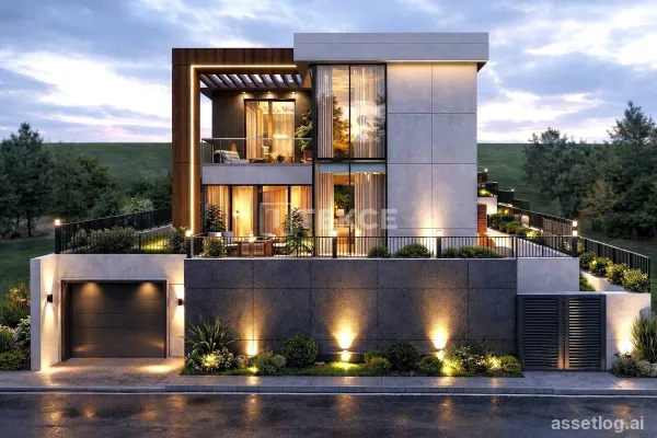 Detached Villas with Mountain Views in Boutique Complex in Bursa