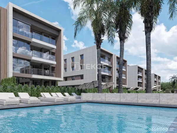 Apartments for Sale in a Complex with Indoor Pool in Antalya