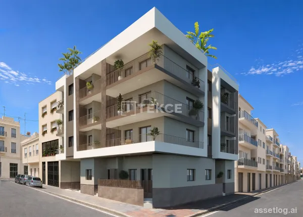 Apartmány se střešním bazénem v Santa Pola Alicante
