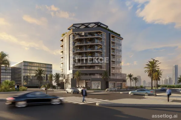 Flats in Boutique Project with Waterfront-View Pool in Dubai