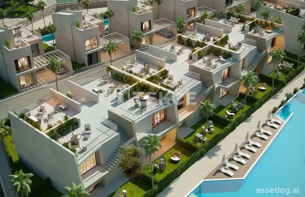 Seafront Villas with Private Pools in Tatlısu Gazimağusa