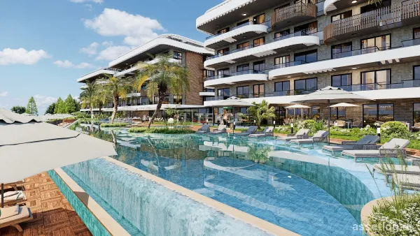 Apartments for Sale 450 m from the Sea in Alanya Antalya