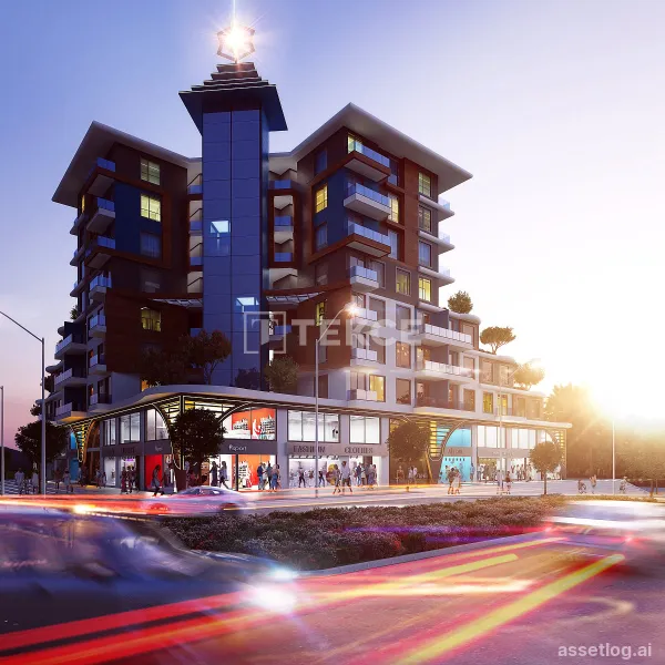 Apartments for Sale with a Communal Pool in Altıntaş Antalya