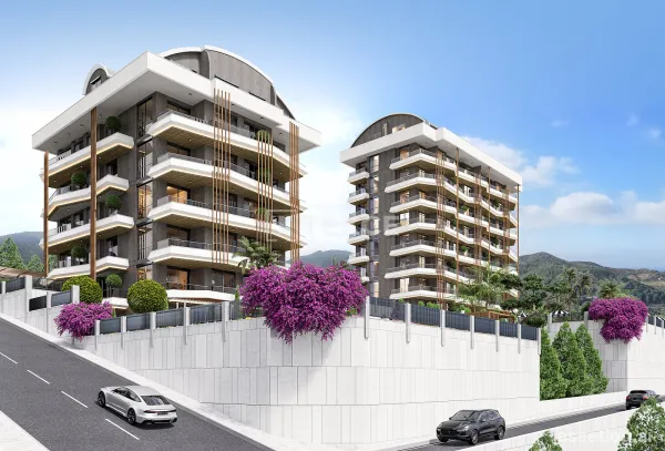 Stylish Apartments in a Socially Rich Complex in Alanya Demirtaş