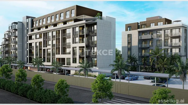 Flats in a Complex with Rich Amenities in Antalya Kundu