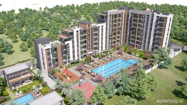 Apartments in a Complex with Social Amenities in Antalya