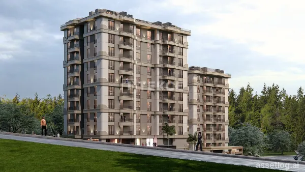 Apartments in a Complex Near the Airport in Pendik, Istanbul
