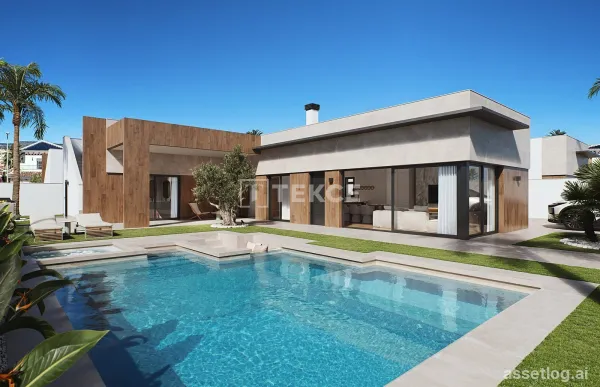 Detached Villas with Pools Close to Amenities in Murcia Sucina