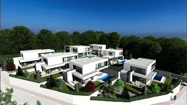 Duplex Villas for Sale with Pools in Nilüfer Bursa
