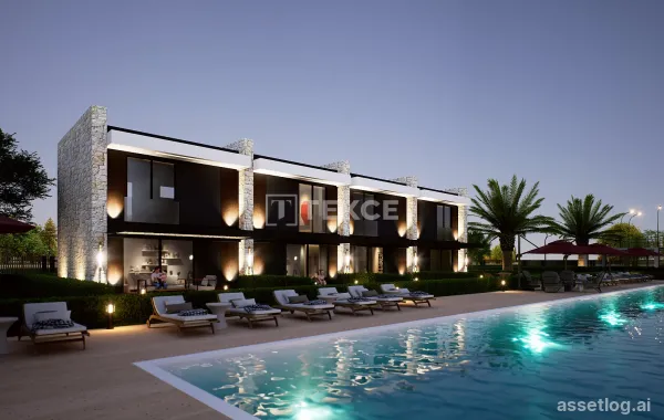 Pool-View Villas Close to the Airport in Antalya Kepez
