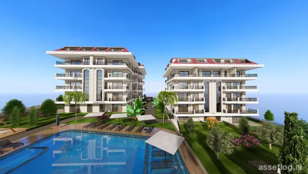 Elegant Apartments with Sea Views in Alanya Kestel