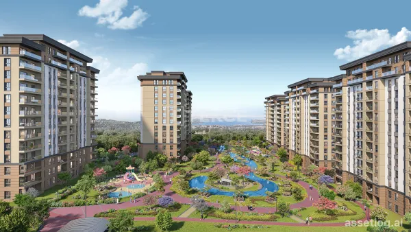 Apartments with Indoor Pool and Lake View in Avcılar Istanbul