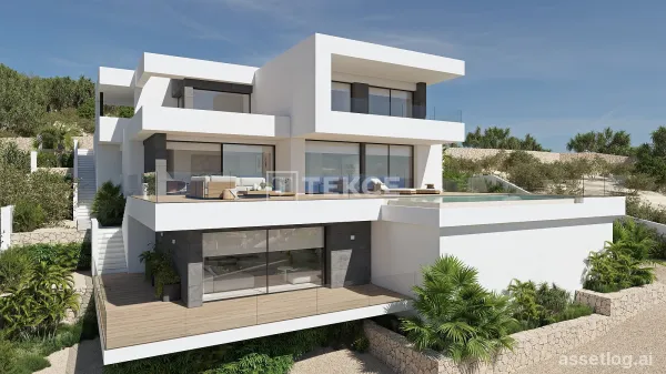 Panoramická vila s výhledem na moře v Benitachellu Alicante