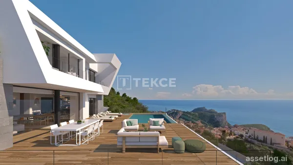 Vila s panoramatickým výhledem na moře v Benítachelli, Alicante