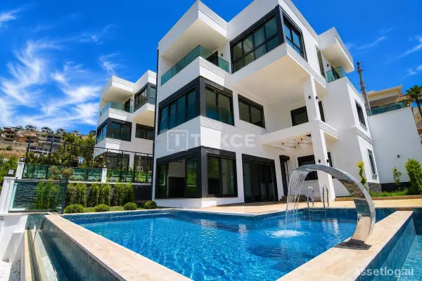 Panoramic Sea and Nature View Villa in Alanya Antalya
