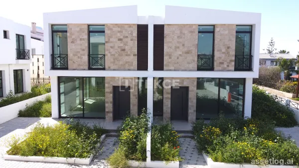 Semi-Detached Villas with Terraces in North Cyprus Girne
