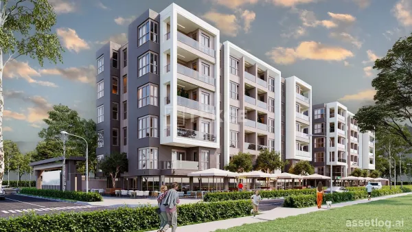 Flats for Sale in a Project with a Pool in Çankaya Antalya