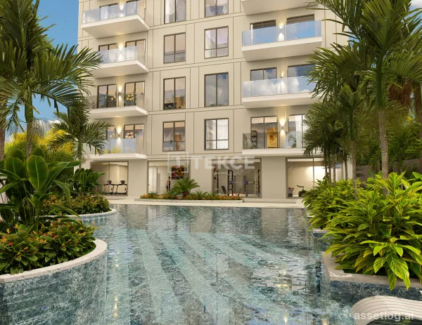 Apartments in a Two-Block Project Near the Sea in Alanya