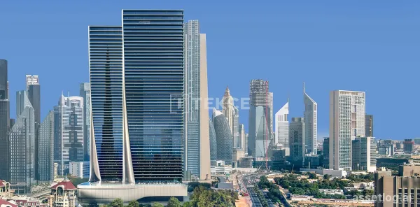 City-View Flats in DIFC Dubai with Infinity Pool and Spa