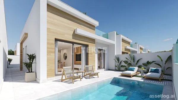Detached Villas with Private Pool in El Jimenado Torre Pacheco