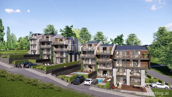 Semi-Detached Villas with Private Pool in Sarıyer, Istanbul