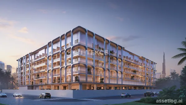 Art Deco Design Apartments with Lagoon Pool in Arjan Dubai
