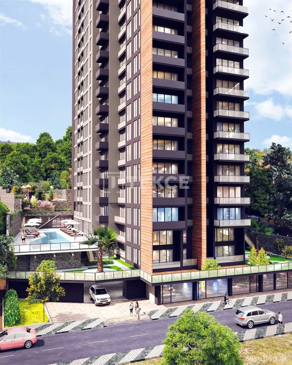 Sea-View Apartments for Sale in a Complex in Kartal Istanbul
