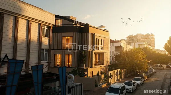 Apartments for Sale in a Project Near the Sea in Lara Antalya