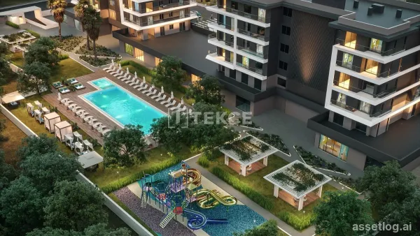 Antalya Apartments in a Complex with Pool and Parking